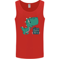 T-Rex Whats Up Mens Vest Tank Top Red