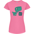 T-Rex Whats Up Womens Petite Cut T-Shirt Azalea