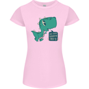 T-Rex Whats Up Womens Petite Cut T-Shirt Light Pink
