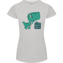 T-Rex Whats Up Womens Petite Cut T-Shirt Sports Grey
