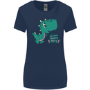 T-Rex Whats Up Womens Wider Cut T-Shirt Navy Blue