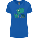 T-Rex Whats Up Womens Wider Cut T-Shirt Royal Blue