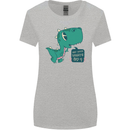 T-Rex Whats Up Womens Wider Cut T-Shirt Sports Grey