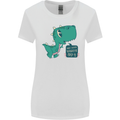 T-Rex Whats Up Womens Wider Cut T-Shirt White