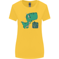 T-Rex Whats Up Womens Wider Cut T-Shirt Yellow