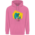 T-Rex Wrestling a Skeleton Dinosaurs Skull Childrens Kids Hoodie Azalea