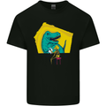 T-Rex Wrestling a Skeleton Dinosaurs Skull Kids T-Shirt Childrens Black