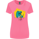 T-Rex Wrestling a Skeleton Dinosaurs Skull Womens Wider Cut T-Shirt Azalea