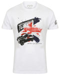 TVR T-Shirt Tuscan Union Jack Flag Mens Official Merchandise British Sports Car