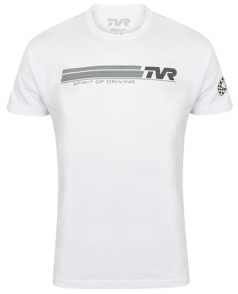 TVR T-Shirt Bar Logo Mens Official Merchandise British Car Enthusiast