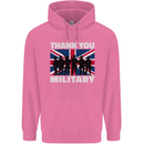 TY British Military Veteran Army Navy RAF Para Mens 80% Cotton Hoodie Azelea