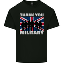 TY British Military Veteran Army Navy RAF Para Mens Cotton T-Shirt Tee Top Black