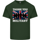 TY British Military Veteran Army Navy RAF Para Mens Cotton T-Shirt Tee Top Forest Green