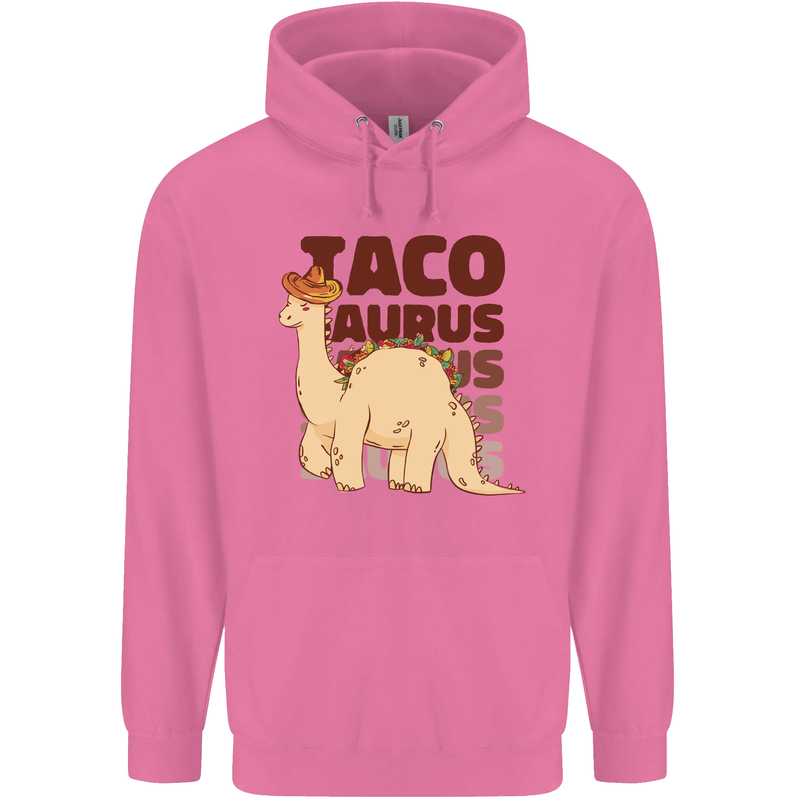Tacosaurus Funny Mexican Taco Dinosaur T-Rex Mens 80% Cotton Hoodie Azelea