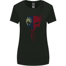 Taiwan Skull Gym Training Bodybuilding Womens Wider Cut T-Shirt Black