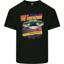 Take Me to the Unknown Alien UFO Kids T-Shirt Childrens Black