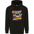 Take Me to the Unknown Alien UFO Mens 80% Cotton Hoodie Black