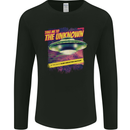 Take Me to the Unknown Alien UFO Mens Long Sleeve T-Shirt Black