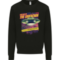 Take Me to the Unknown Alien UFO Mens Sweatshirt Jumper Black