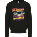 Take Me to the Unknown Alien UFO Mens Sweatshirt Jumper Black