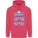 Taken By a Smart Nurse Funny Valentines Day Childrens Kids Hoodie Heliconia