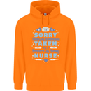 Taken By a Smart Nurse Funny Valentines Day Childrens Kids Hoodie Orange