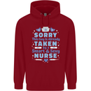 Taken By a Smart Nurse Funny Valentines Day Childrens Kids Hoodie Red