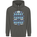 Taken By a Smart Nurse Funny Valentines Day Childrens Kids Hoodie Storm Grey