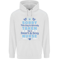 Taken By a Smart Nurse Funny Valentines Day Childrens Kids Hoodie White