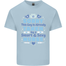 Taken By a Smart Nurse Funny Valentines Day Mens Cotton T-Shirt Tee Top Light Blue