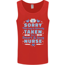 Taken By a Smart Nurse Funny Valentines Day Mens Vest Tank Top Red