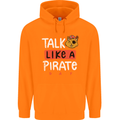 Talk Like a Pirate Day Childrens Kids Hoodie Orange