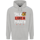 Talk Like a Pirate Day Childrens Kids Hoodie Sports Grey