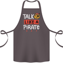 Talk Like a Pirate Day Cotton Apron 100% Organic Dark Grey