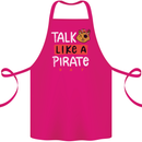 Talk Like a Pirate Day Cotton Apron 100% Organic Pink