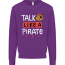 Talk Like a Pirate Day Kids Sweatshirt Jumper Purple