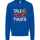 Talk Like a Pirate Day Kids Sweatshirt Jumper Royal Blue