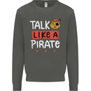 Talk Like a Pirate Day Kids Sweatshirt Jumper Storm Grey