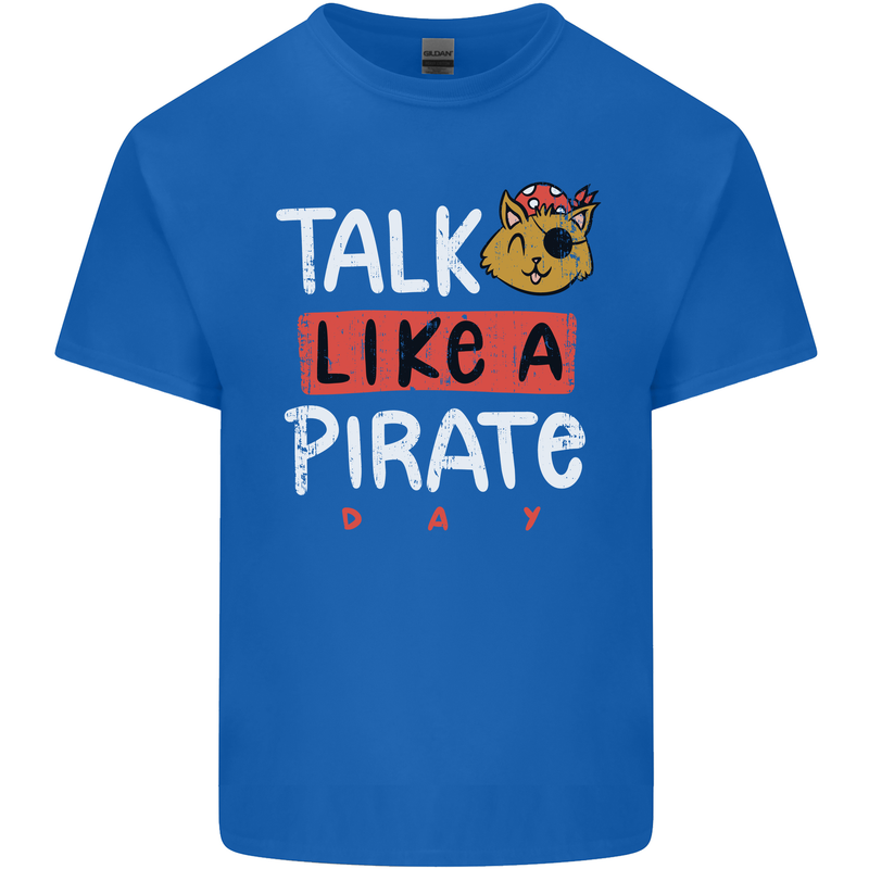 Talk Like a Pirate Day Kids T-Shirt Childrens Royal Blue