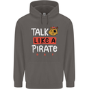 Talk Like a Pirate Day Mens 80% Cotton Hoodie Charcoal