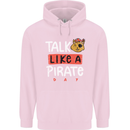 Talk Like a Pirate Day Mens 80% Cotton Hoodie Light Pink