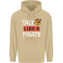Talk Like a Pirate Day Mens 80% Cotton Hoodie Sand