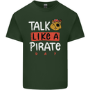 Talk Like a Pirate Day Mens Cotton T-Shirt Tee Top Forest Green