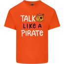 Talk Like a Pirate Day Mens Cotton T-Shirt Tee Top Orange