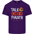 Talk Like a Pirate Day Mens Cotton T-Shirt Tee Top Purple