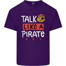 Talk Like a Pirate Day Mens Cotton T-Shirt Tee Top Purple