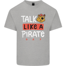 Talk Like a Pirate Day Mens Cotton T-Shirt Tee Top Sports Grey
