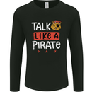 Talk Like a Pirate Day Mens Long Sleeve T-Shirt Black