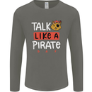 Talk Like a Pirate Day Mens Long Sleeve T-Shirt Charcoal