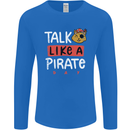 Talk Like a Pirate Day Mens Long Sleeve T-Shirt Royal Blue